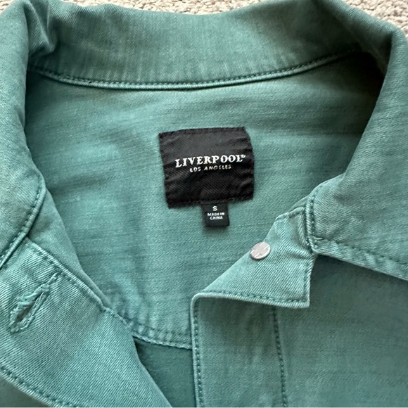 Liverpool Teal Denim Jacket - Picture 4 of 10